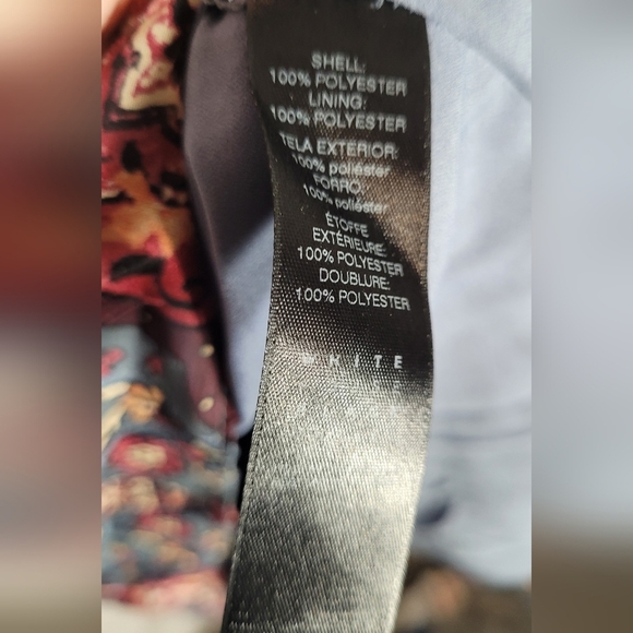 WHBM Long Bell Sleeve Medallion Printed Shift Dress Medium - Picture 4 of 6